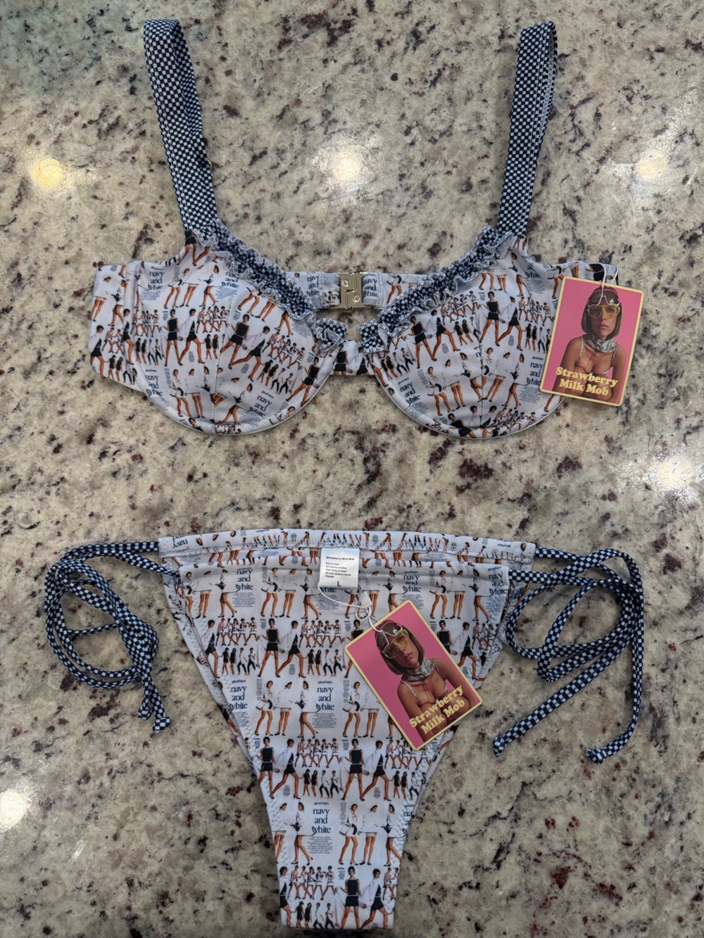 Strawberry Milk Mob “Page 6” Bikini set